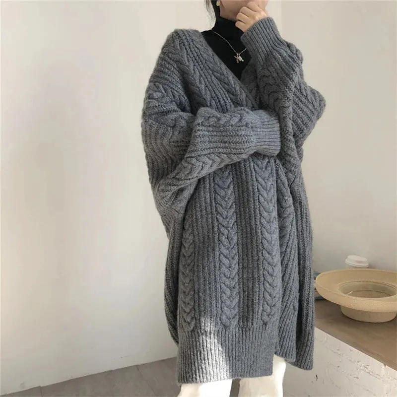 Naomi Knitted Cardigan | Trendy oversized gezellig gebreid vest voor dames
