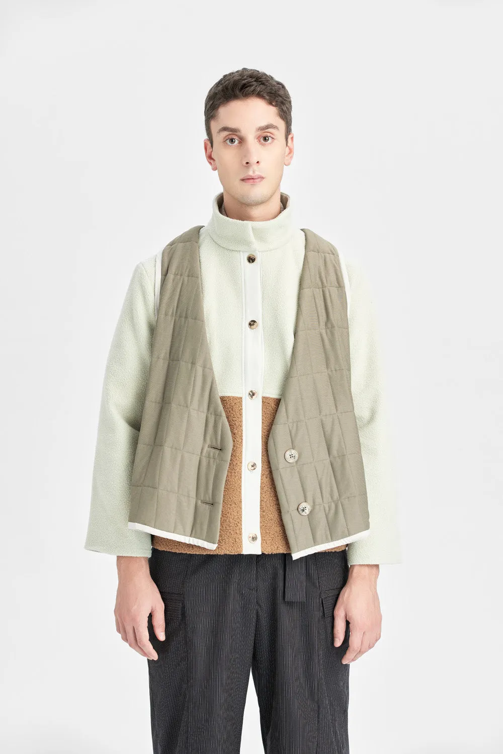 Olive Padded Vest