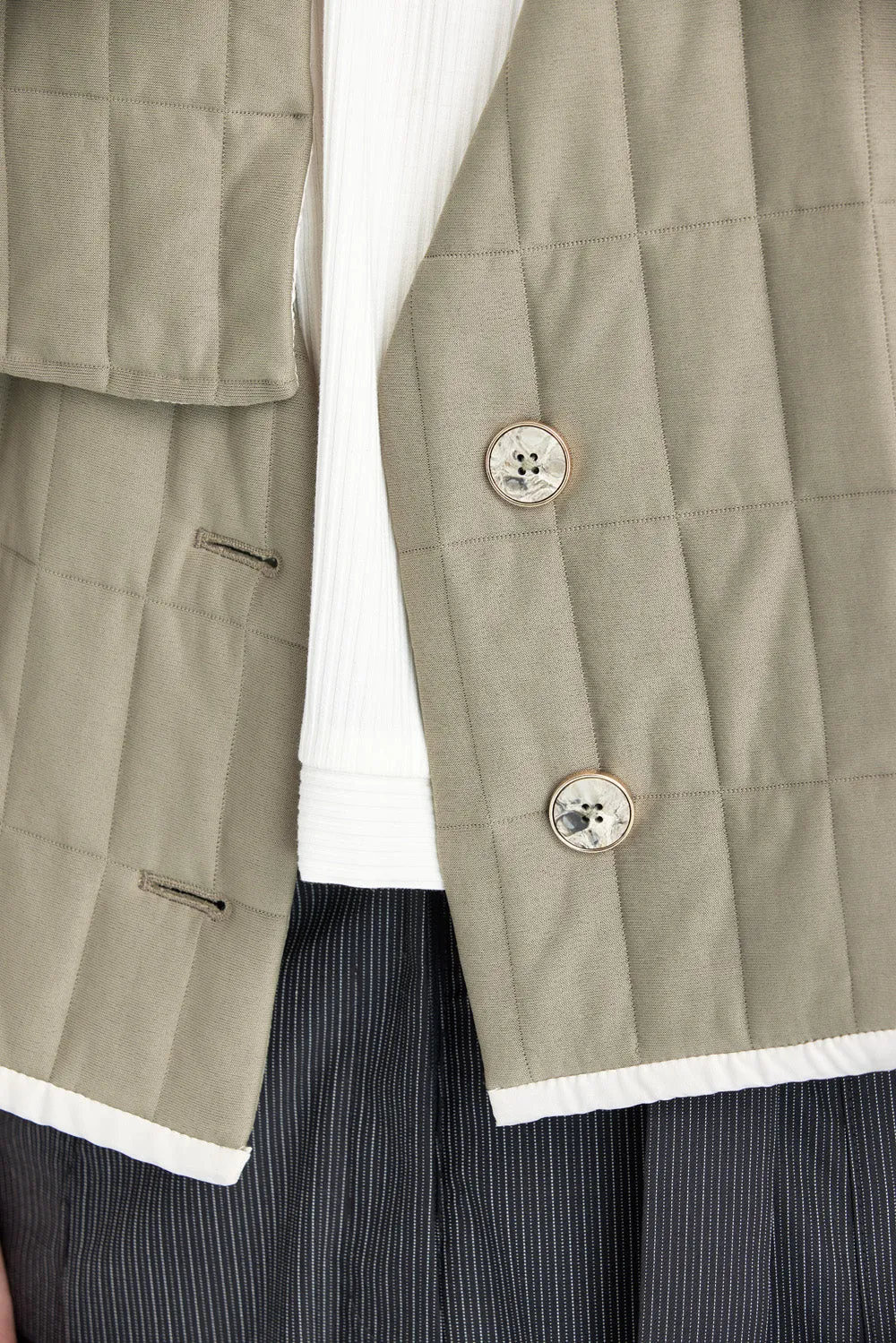 Olive Padded Vest
