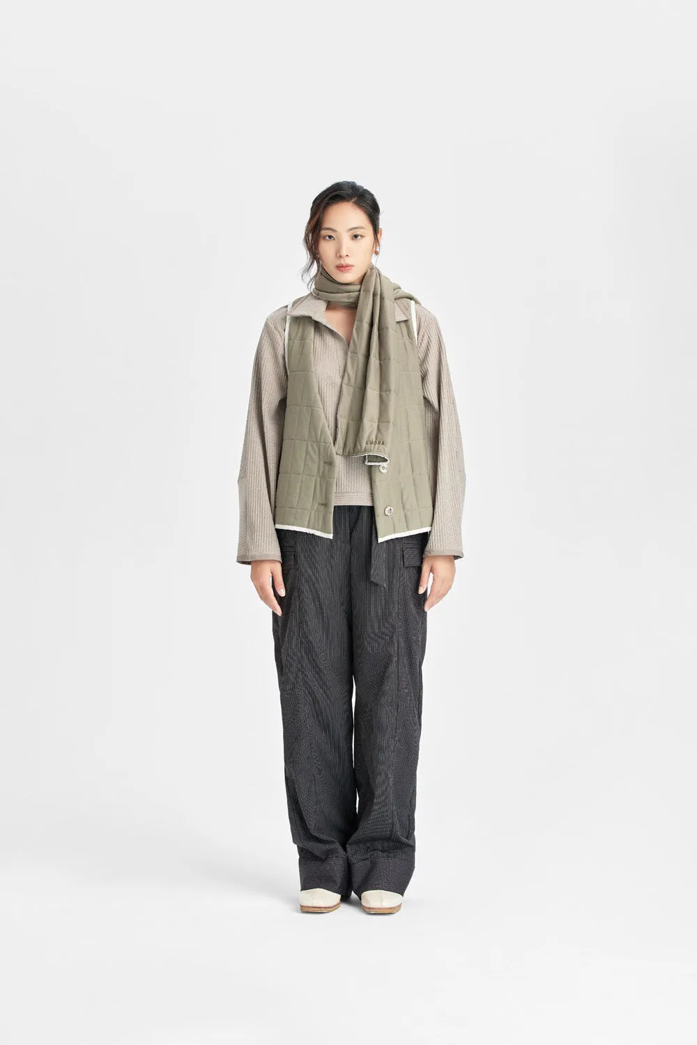 Olive Padded Vest