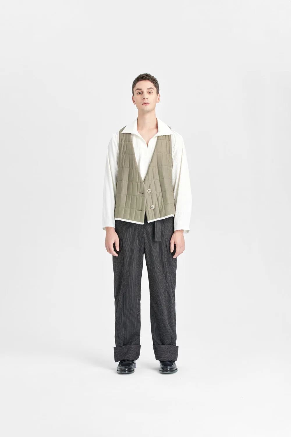 Olive Padded Vest