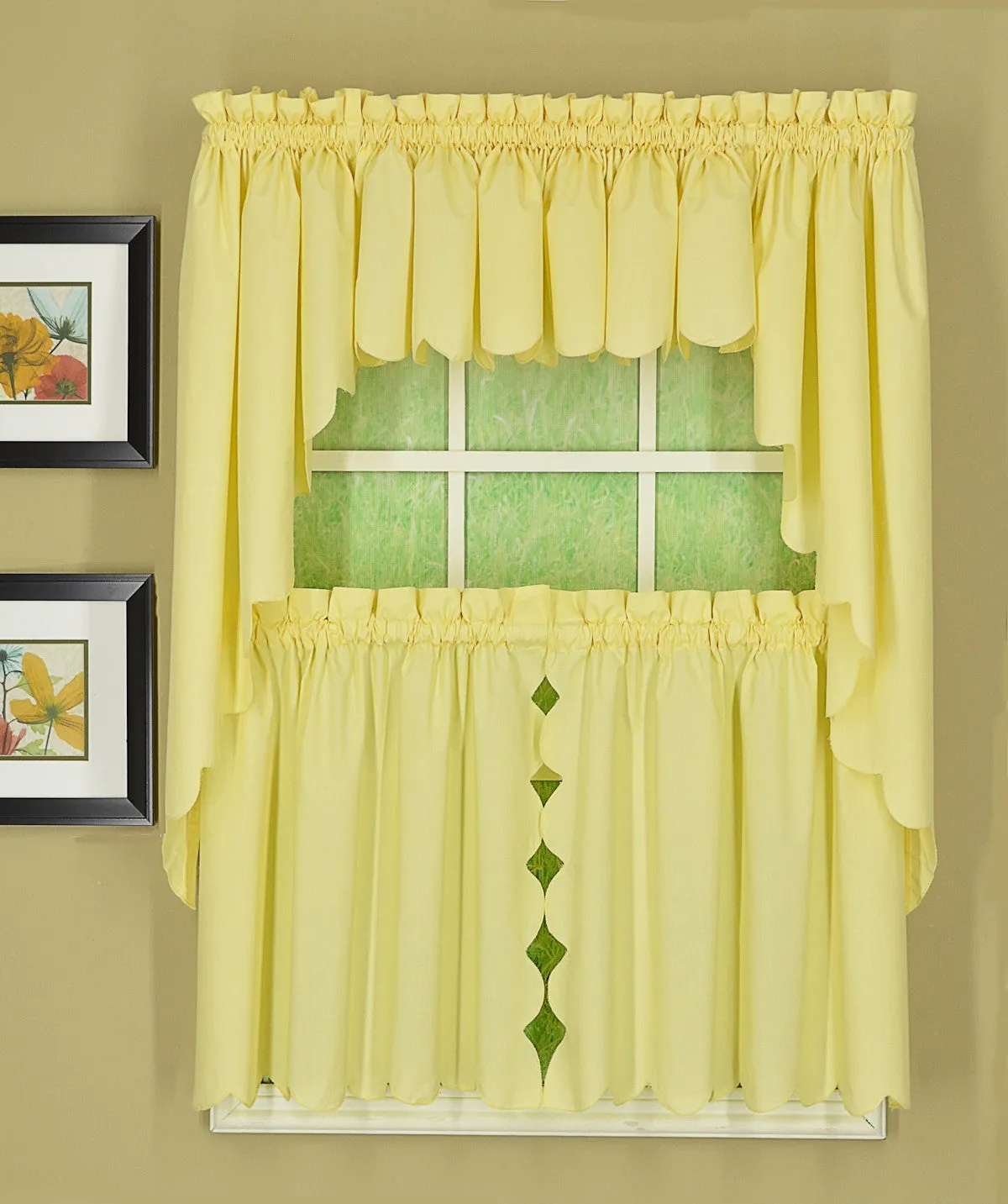 Orleans Tambour Edge Curtains