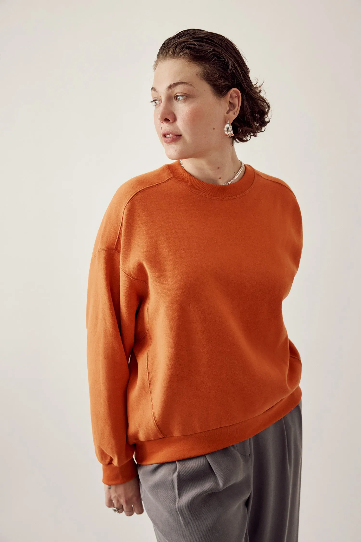 Otto Sweatshirt Burnt Orange