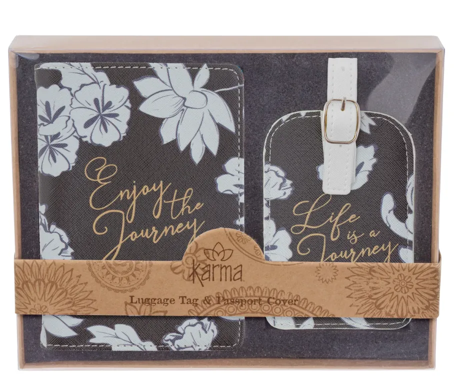 Passport & Luggage Tag Set
