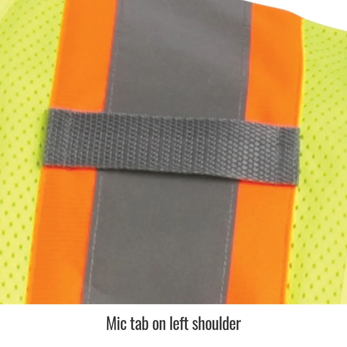 Revco VS2022-LM Lime ANSI Class 2 Two-Tone Polyester Hi-Vis Safety Vest (1 Vest)