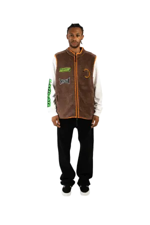 Reversible Polar Fleece Zip Thru Vest