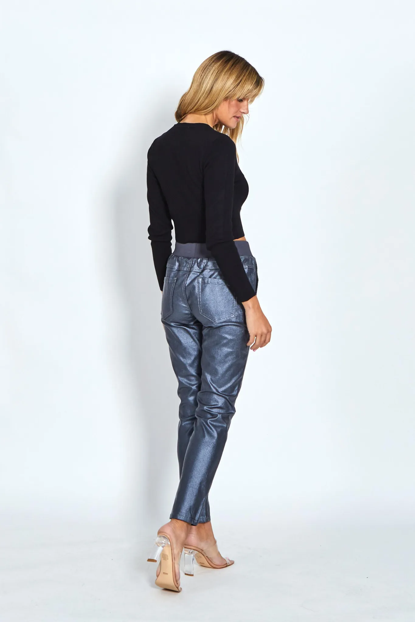 Riley Wax Joggers - Charcoal