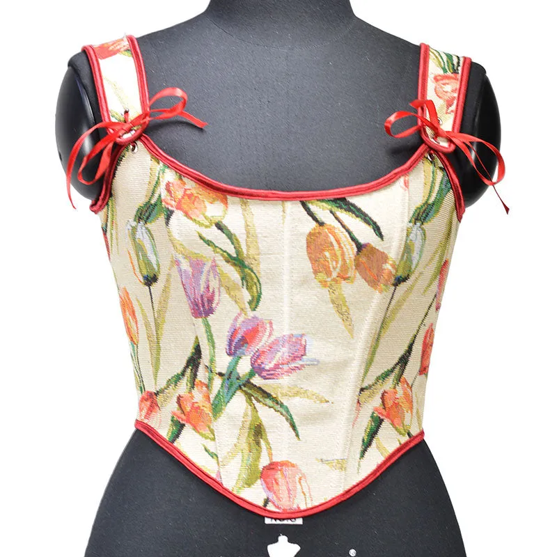 Sexy Corset Crop Top Vest for Women