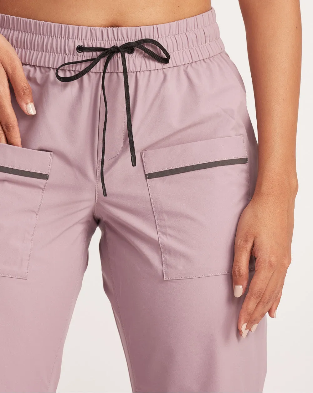Slim Fit Tech Joggers - Mauve