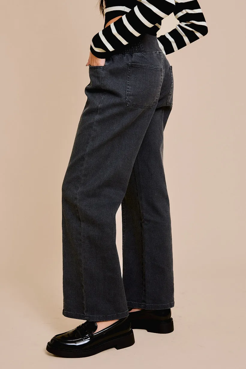Smocked Jeans
