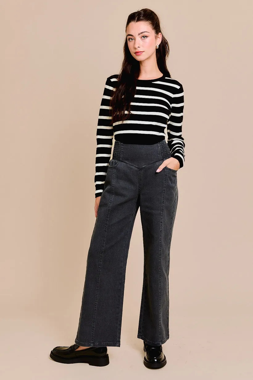 Smocked Jeans