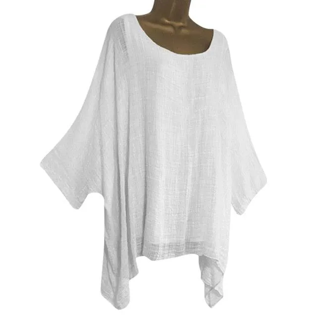 Stylish Long Sleeve Blouse Tunic for small and plus size women