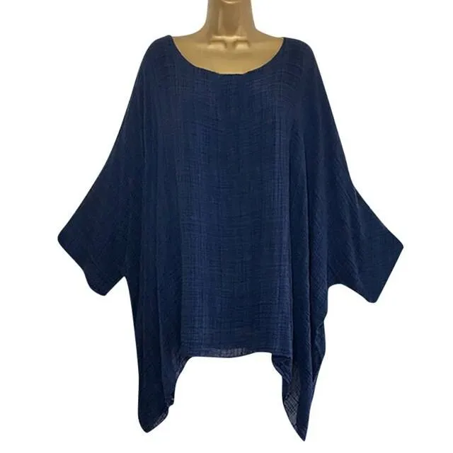 Stylish Long Sleeve Blouse Tunic for small and plus size women