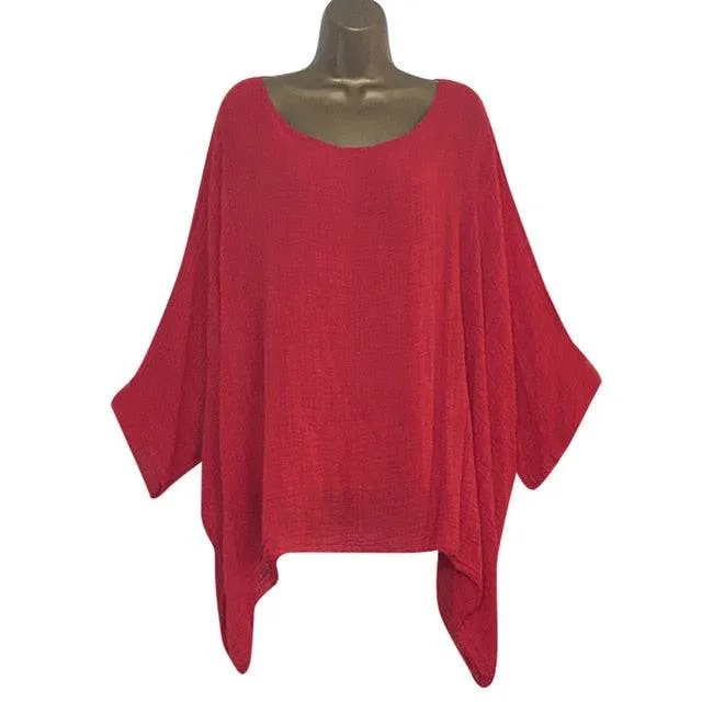 Stylish Long Sleeve Blouse Tunic for small and plus size women