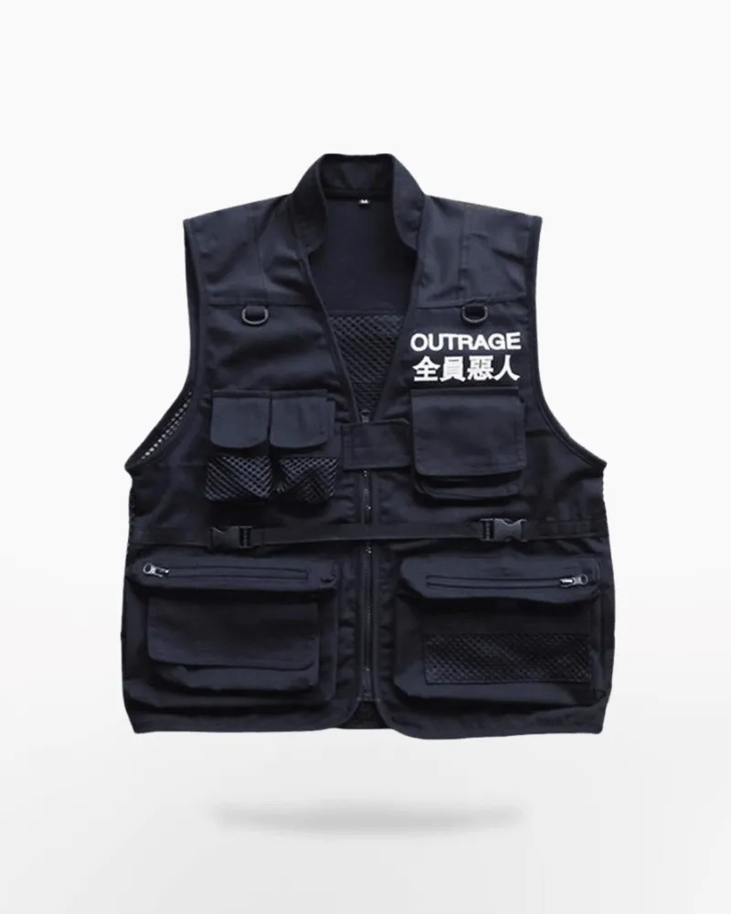 Techwear Safety Cargo Vest