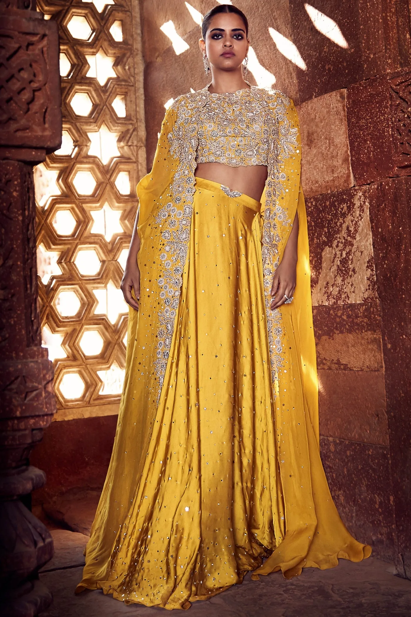 The Turmeric Couture Iconic Winged Cape