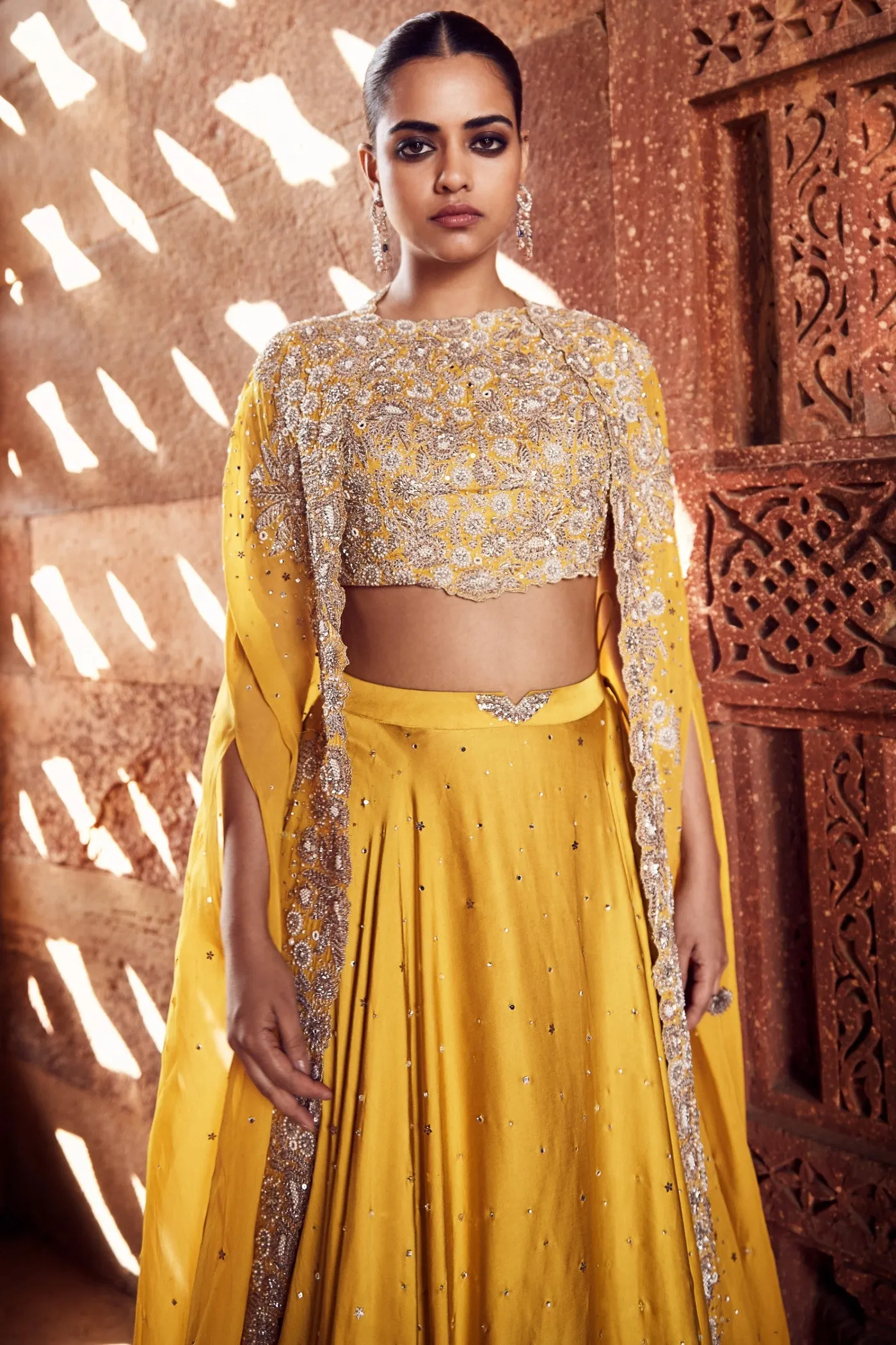 The Turmeric Couture Iconic Winged Cape