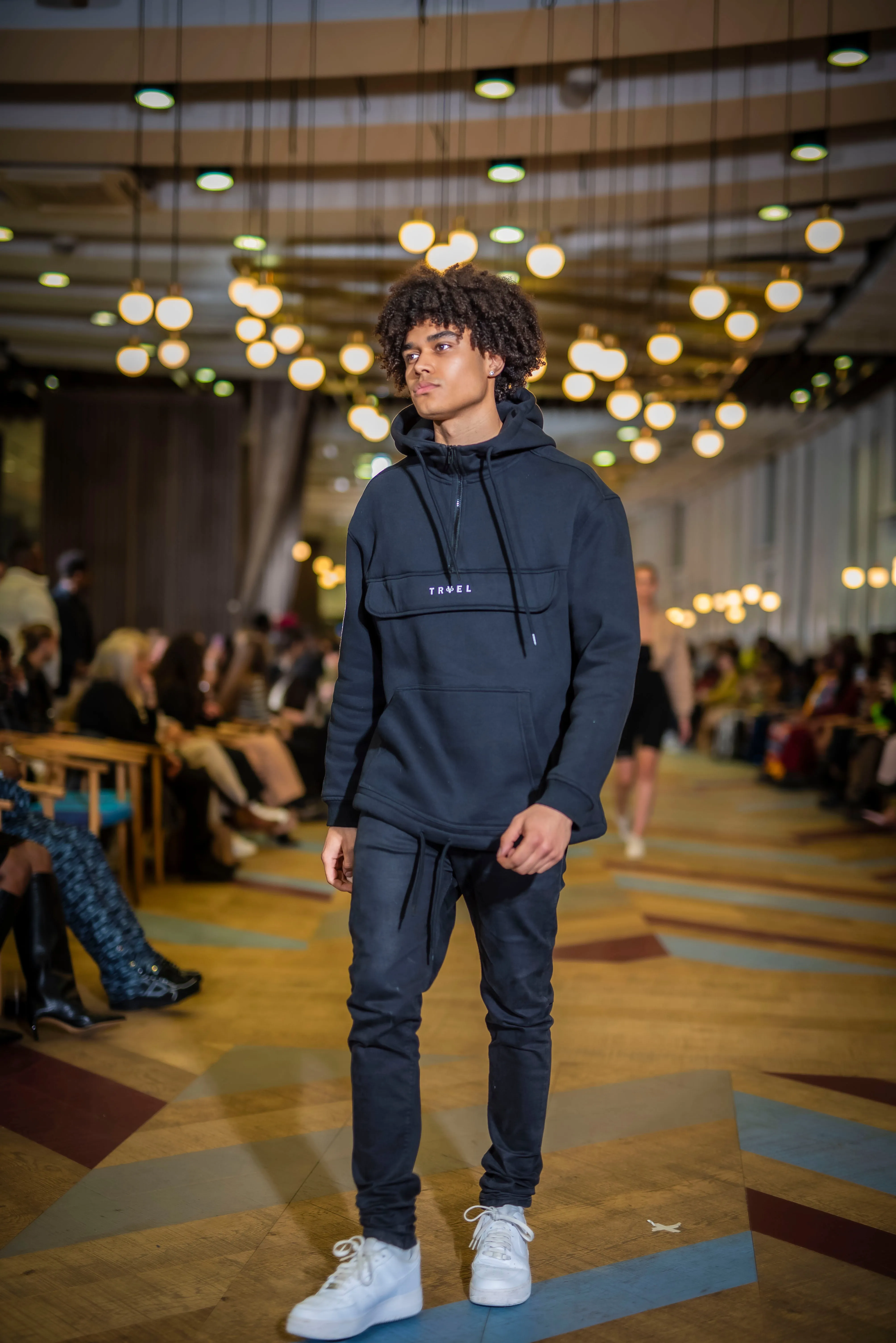 Travel Infinite Drawstring Front Pocket Hoodie
