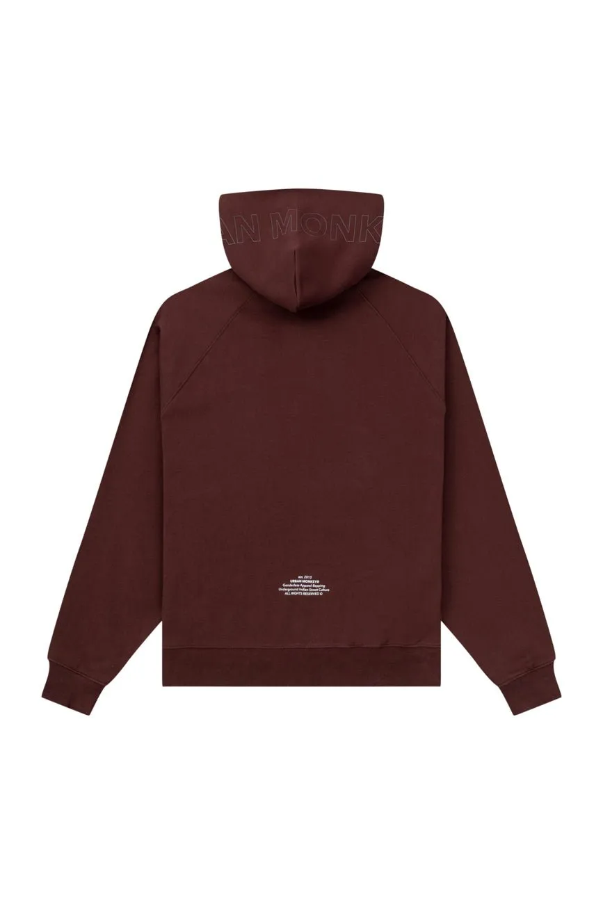 UM Core Hoodie // Deep Mahogany