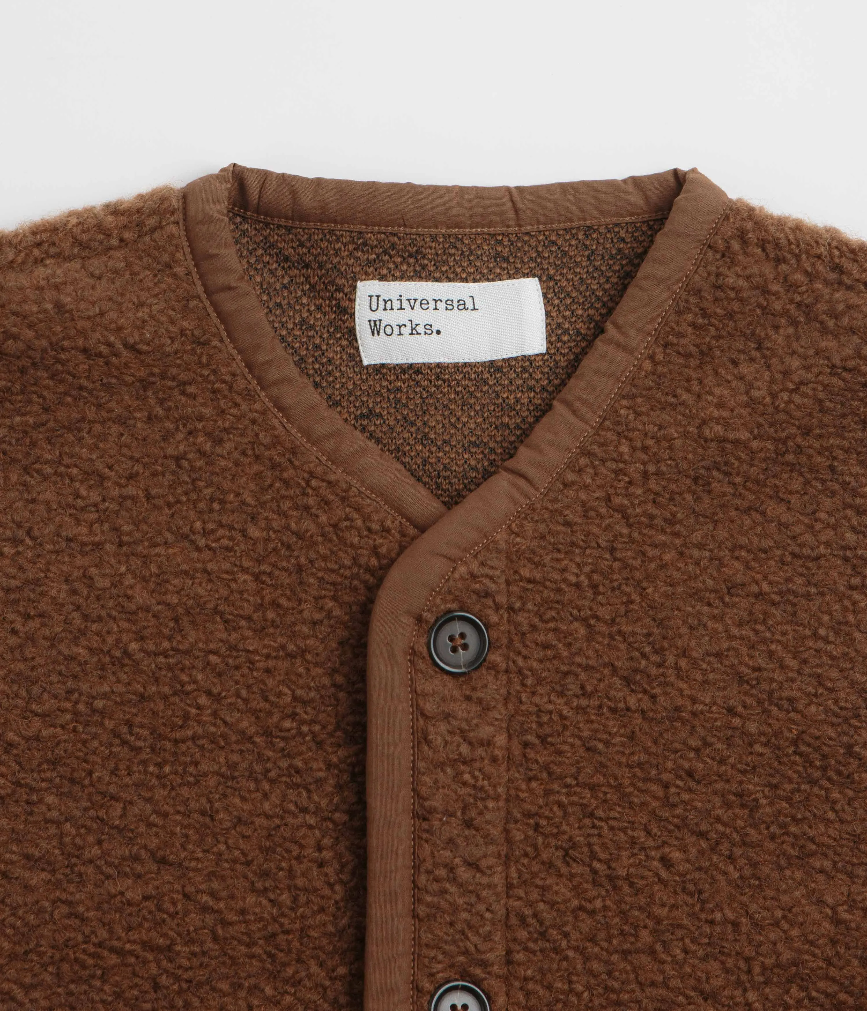 Universal Works Lancaster Gilet - Brown