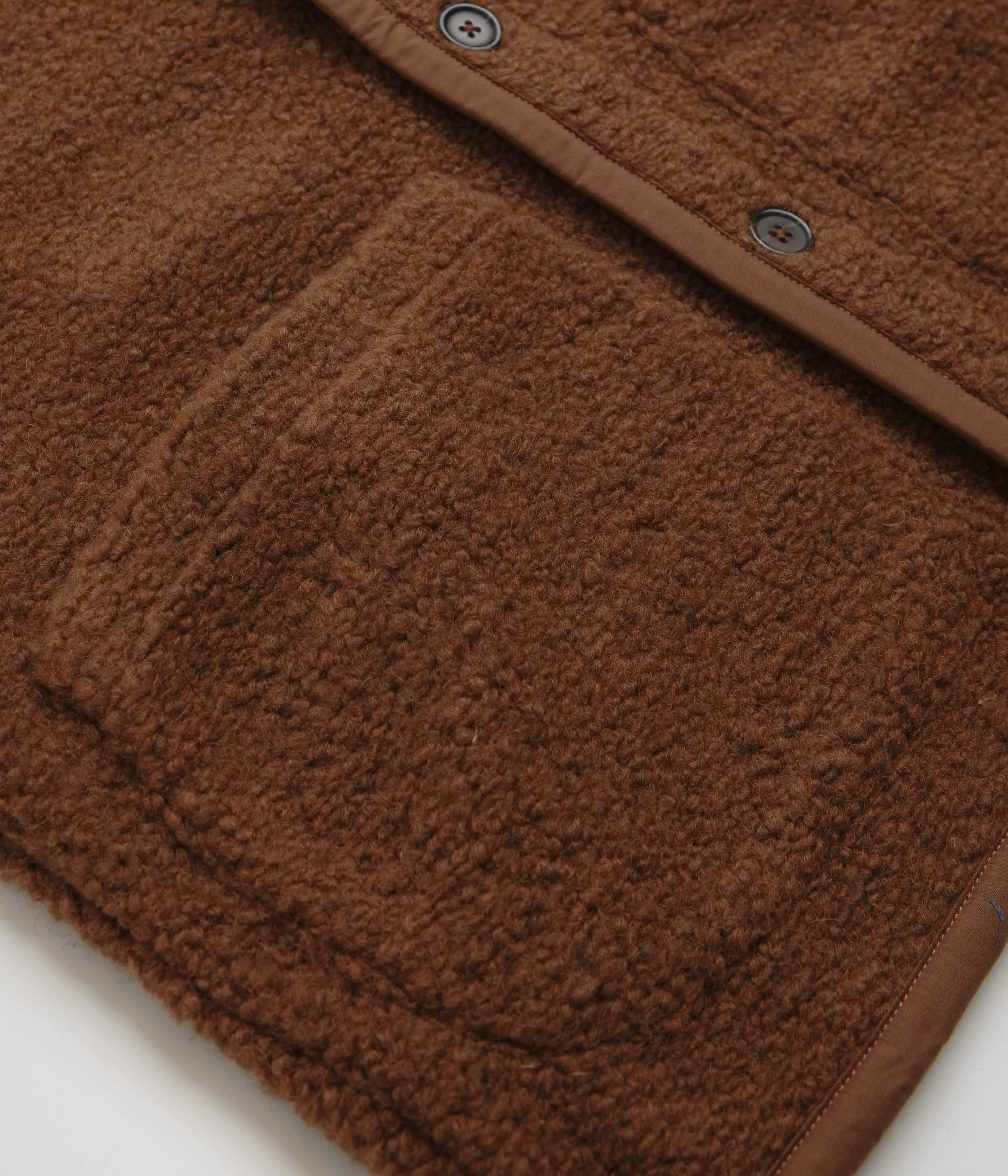 Universal Works Lancaster Gilet - Brown
