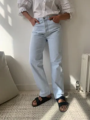 Vintage 501s bleached wash jeans W32