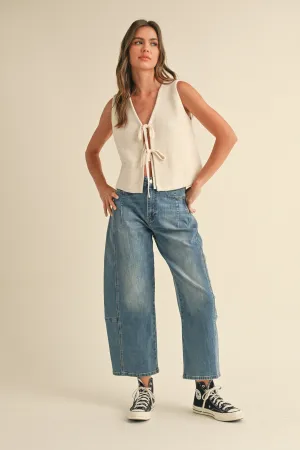 Walsh Tie Front Vest