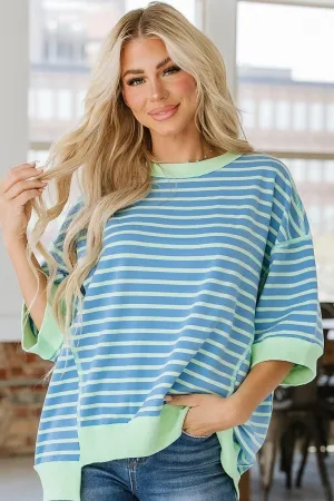 Wanda Colorblock Striped Tunic