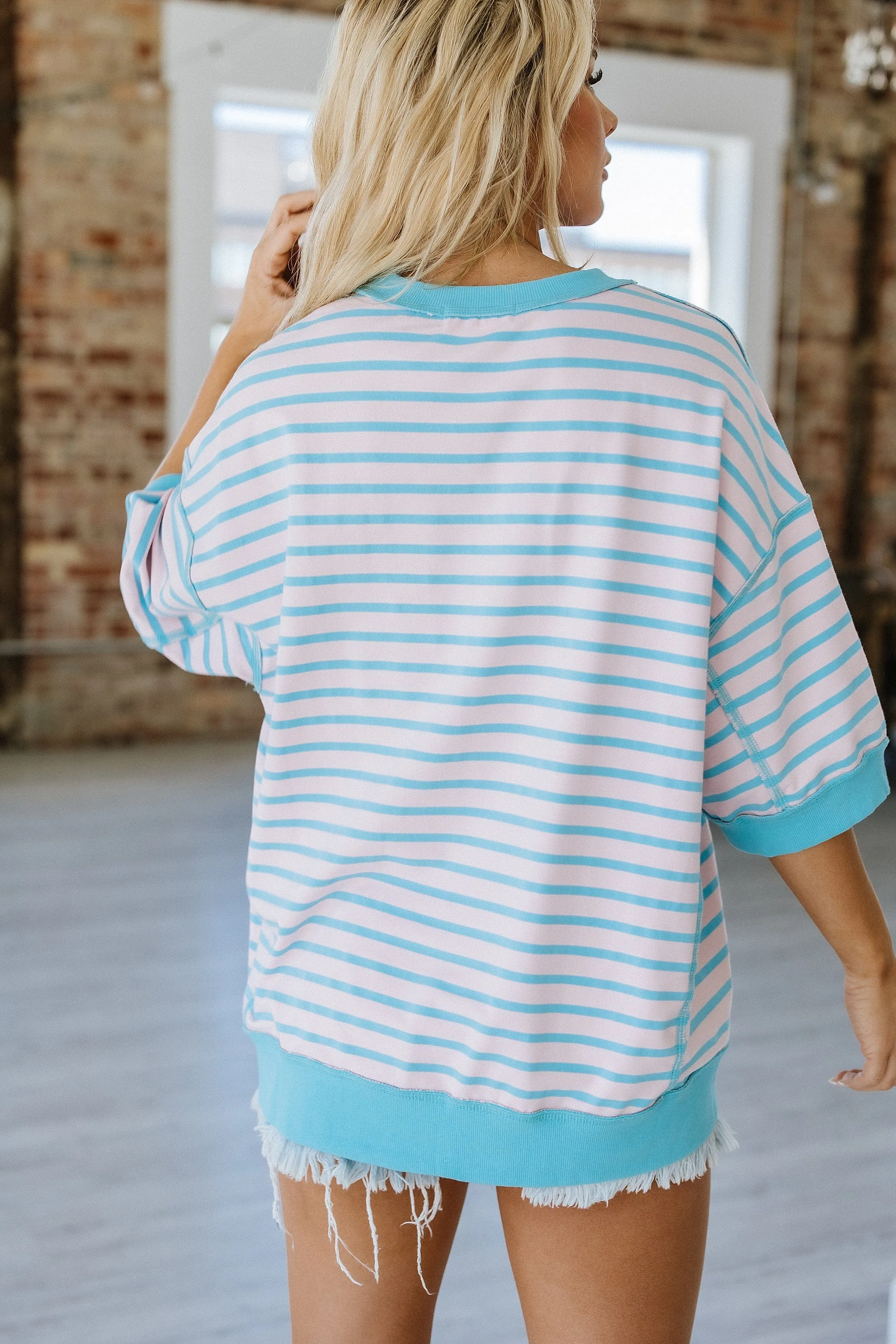 Wanda Colorblock Striped Tunic