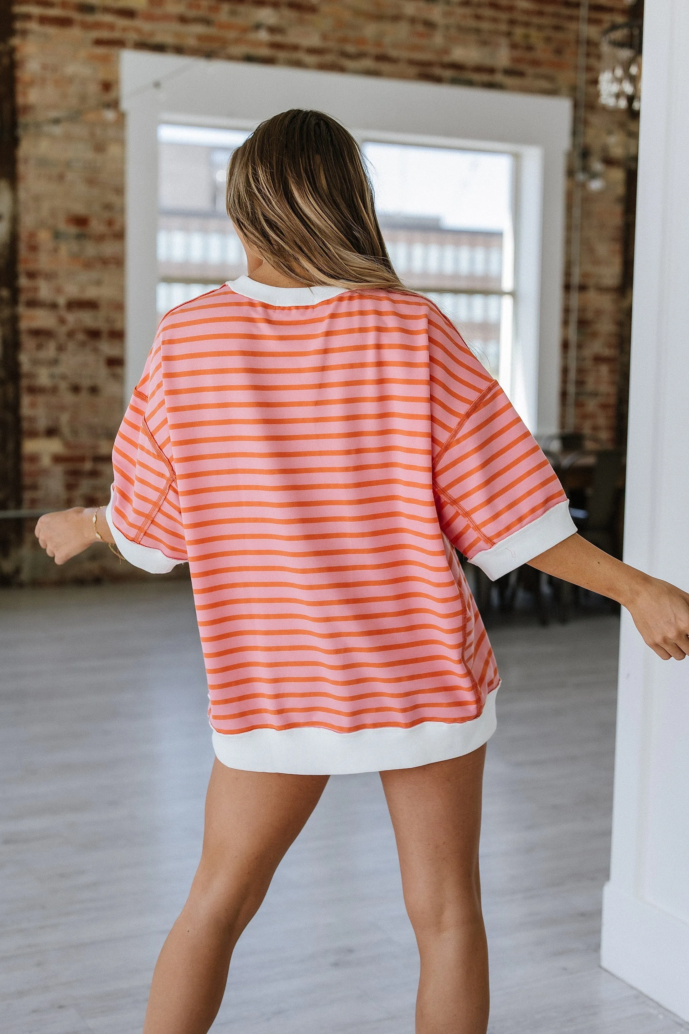Wanda Colorblock Striped Tunic